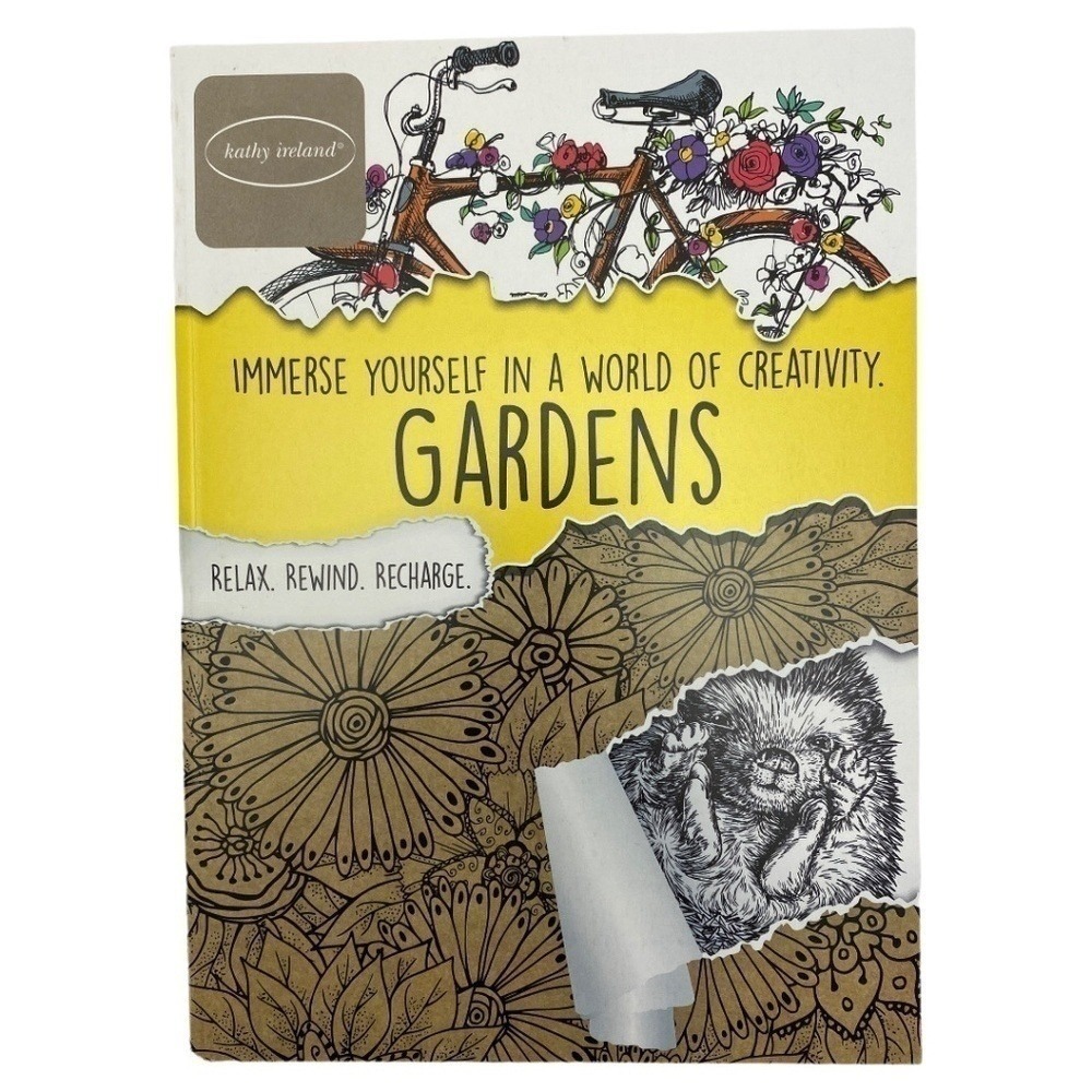 Kathy Ireland Gardens Coloring Book Immerse Yourself in a World of Creativity